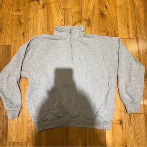 Brandy Meville Gray Quarter-Zip Sweater